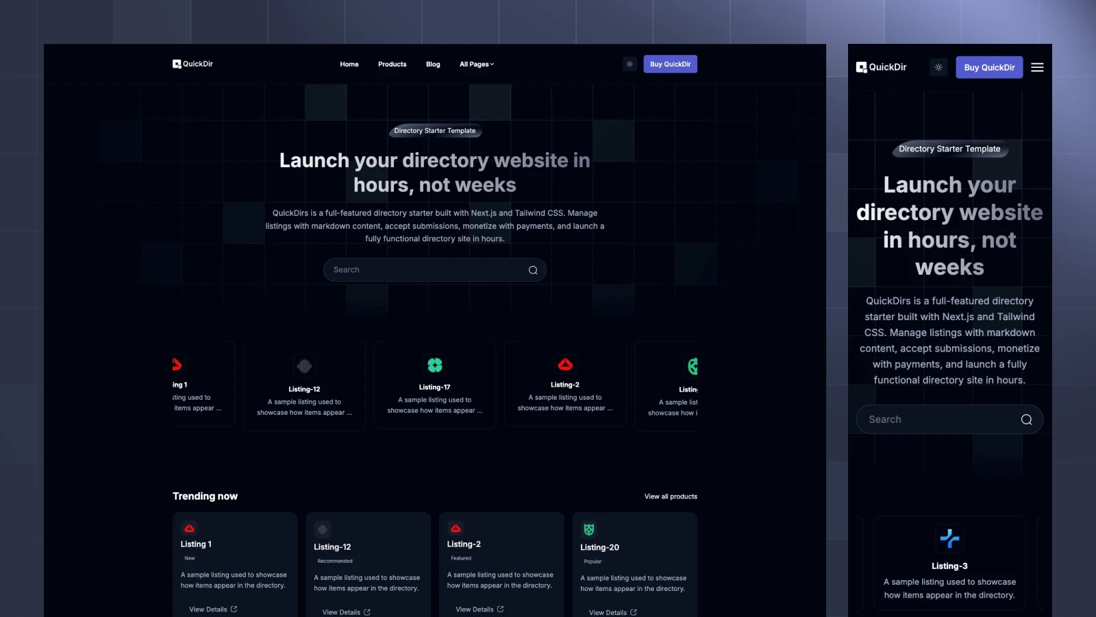 nextjs Documentation template