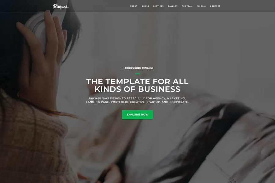 bootstap app landing page themes