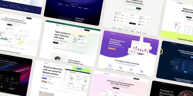 30+ Best SaaS Website Templates in 2025
