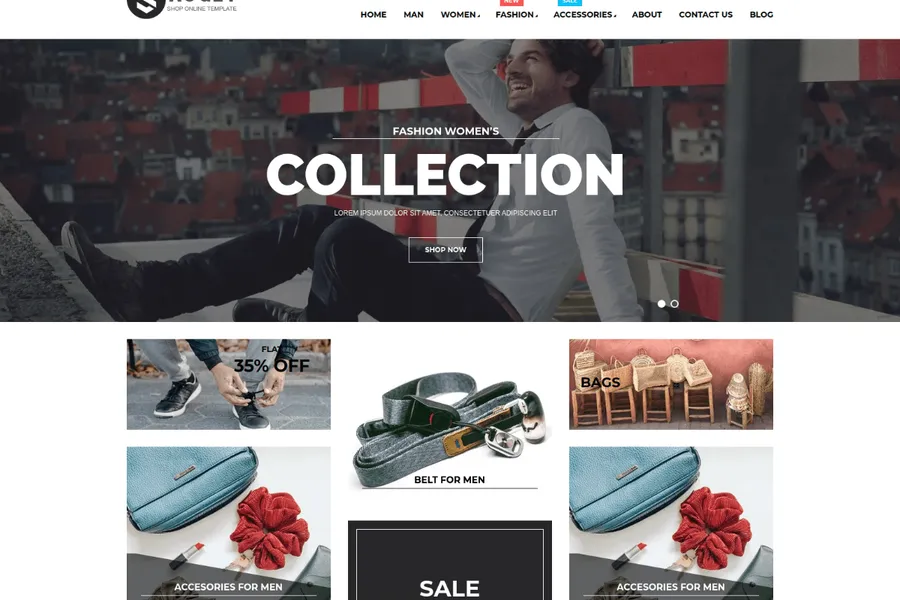 sauget ecommerce html template