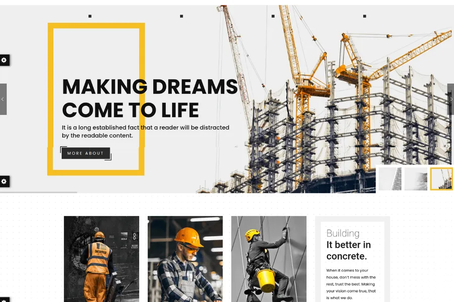 Shapen - Responsive HTML Construction Website Template