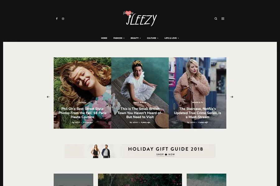 Sleezy Lifestyle - Marketing template