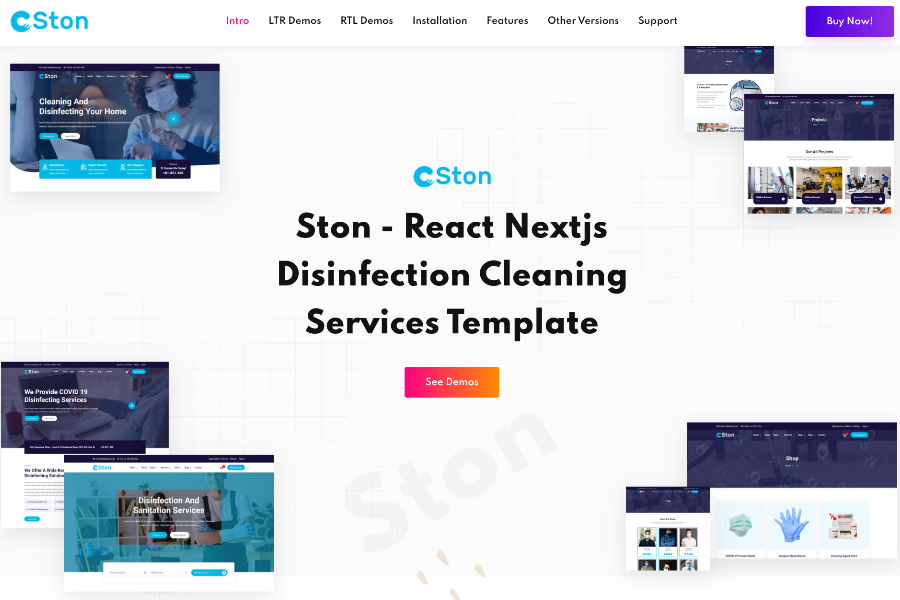 Ston Cleaning Services Template