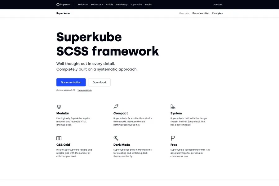 Superkube SCSS framework