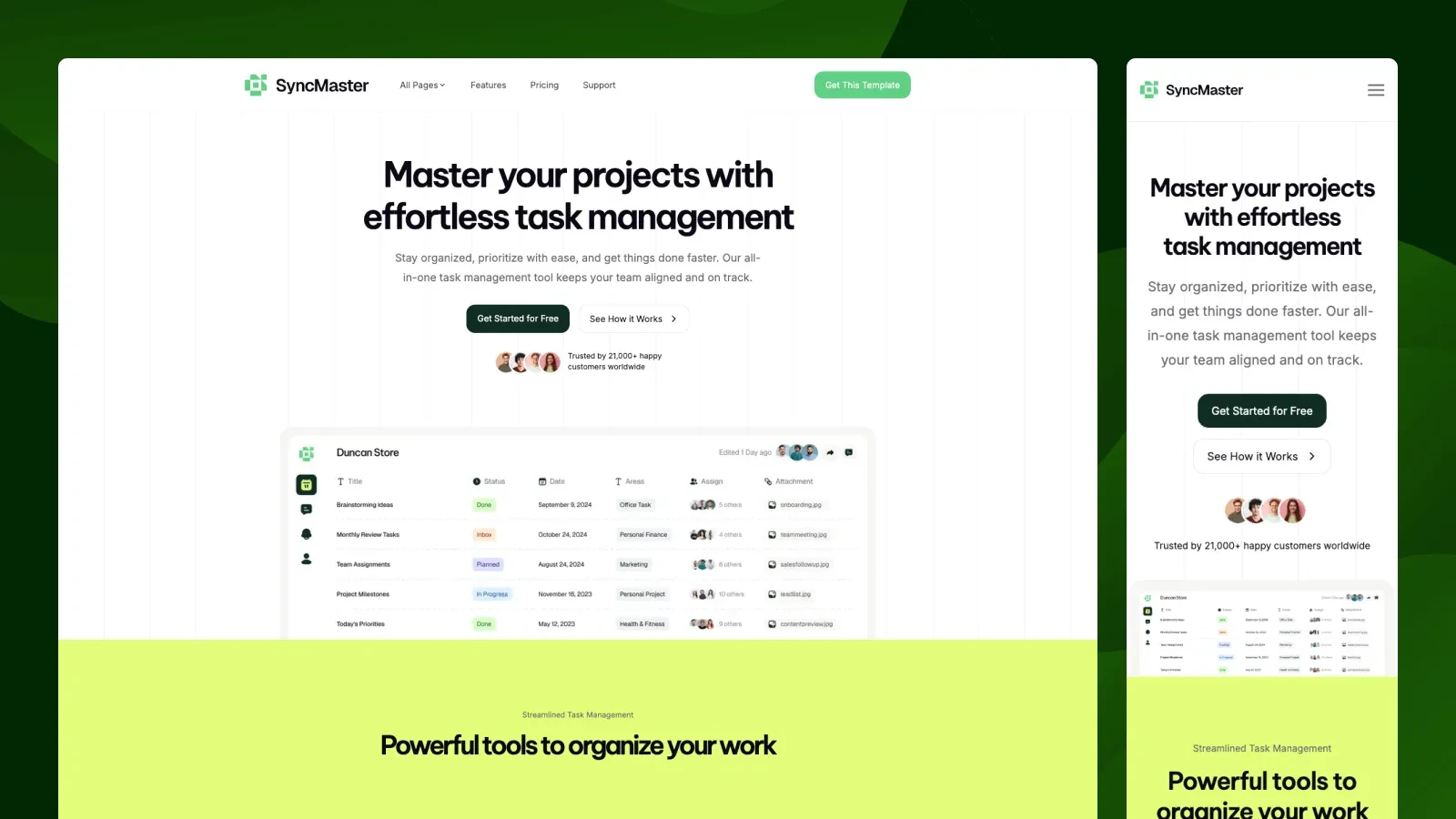 SyncMaster Sass Theme