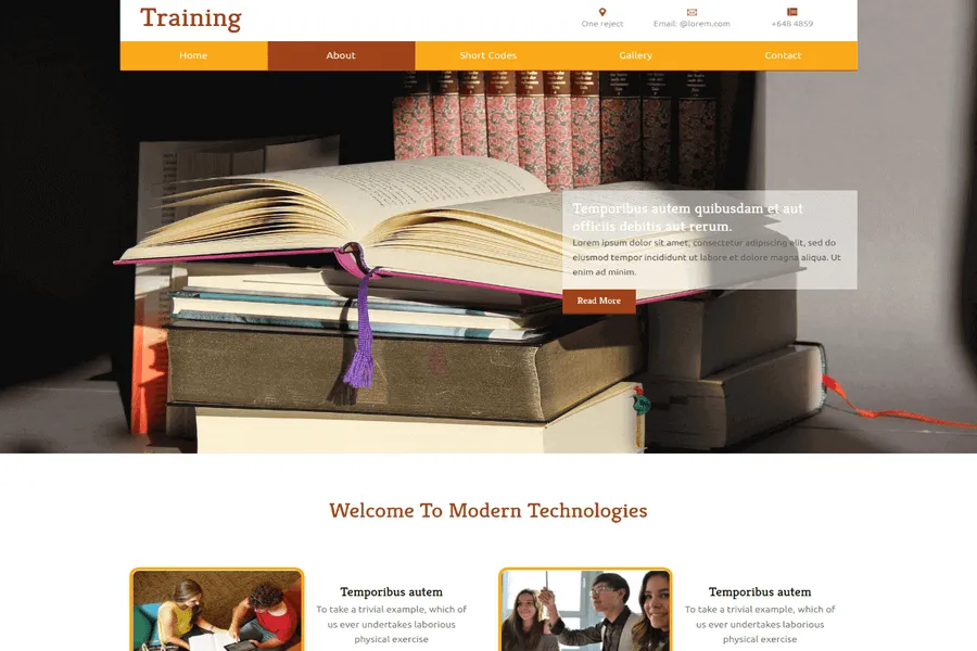 Training-Bootstrap-Education-Template
