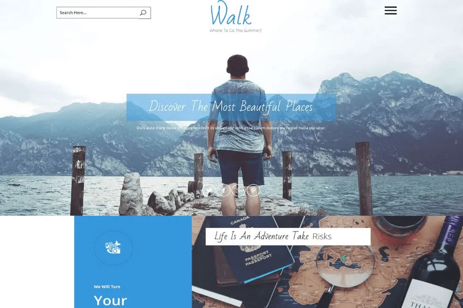 Walk-Bootstrap-Travel-Agency-Template